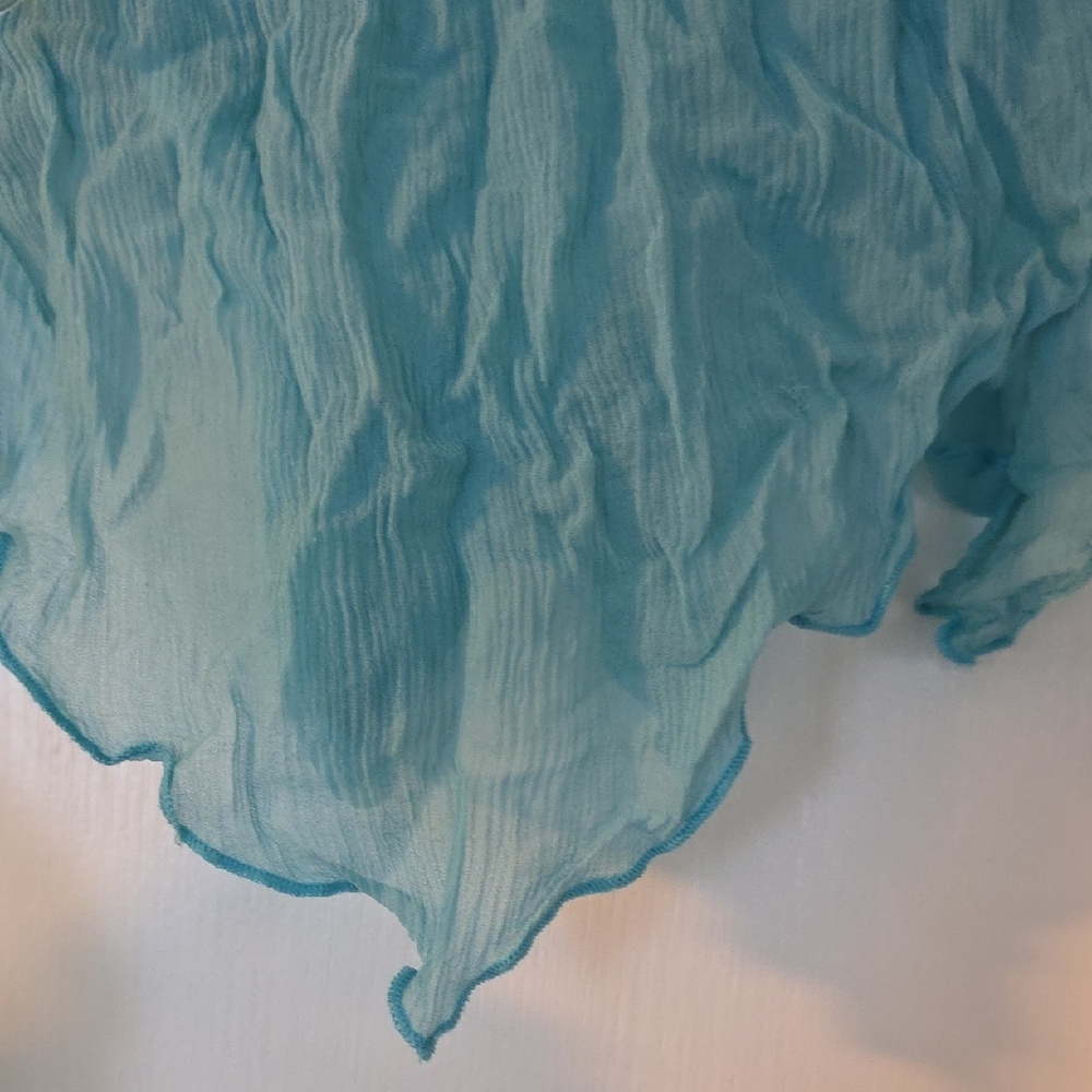 Blue Ruffled Lingerie Set - Picture 2 of 7